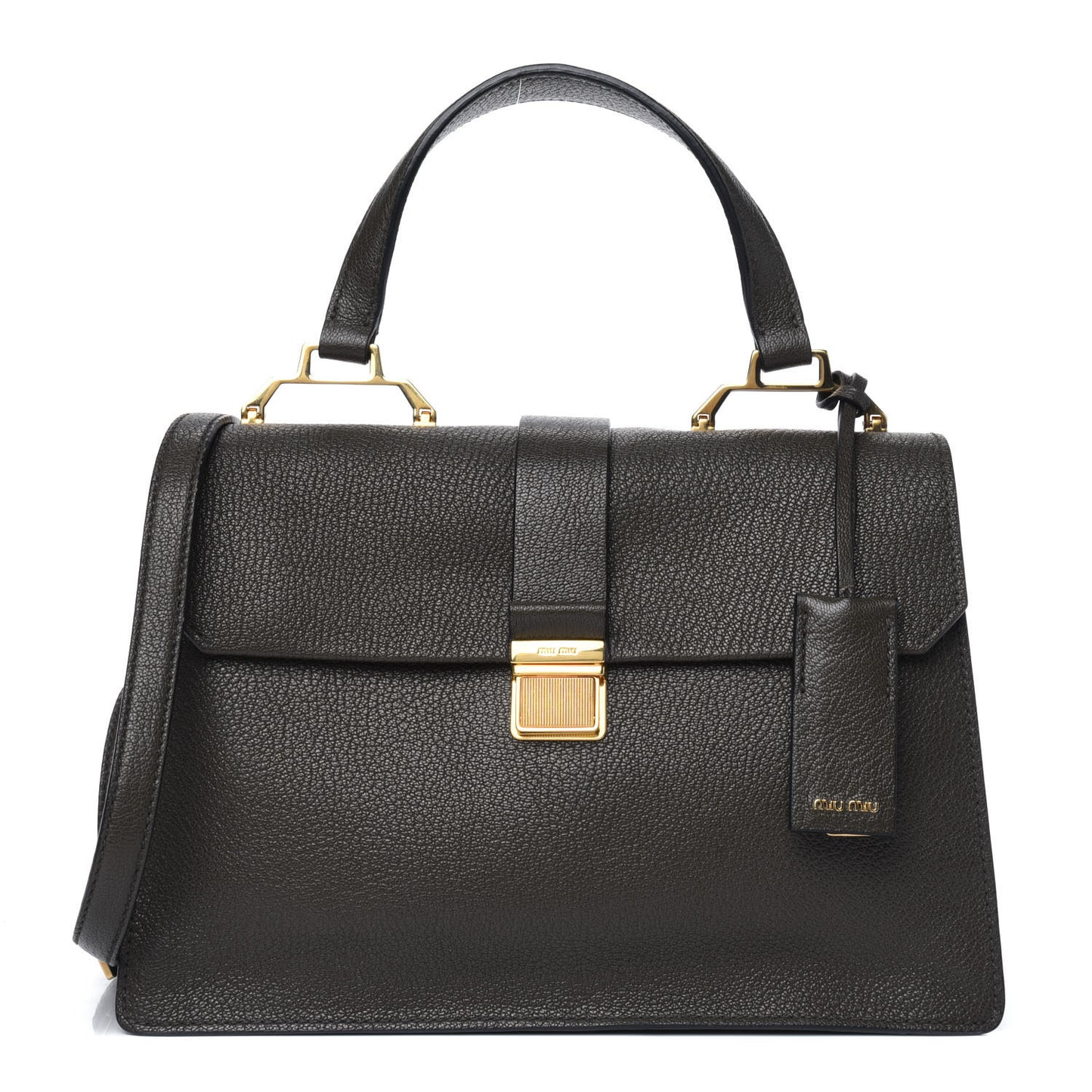Goatskin Bandoliera Madras Shoulder Bag Dark Green
