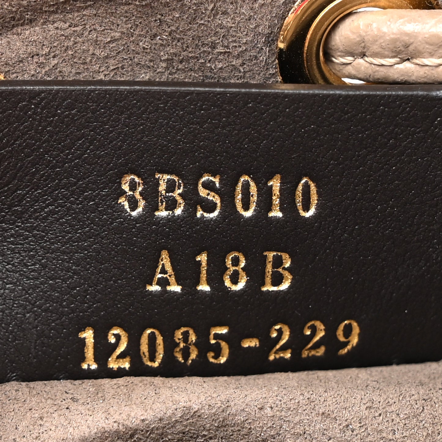 Vitello Cruise F is Fendi Mini Mon Tresor Bucket Bag Tortora