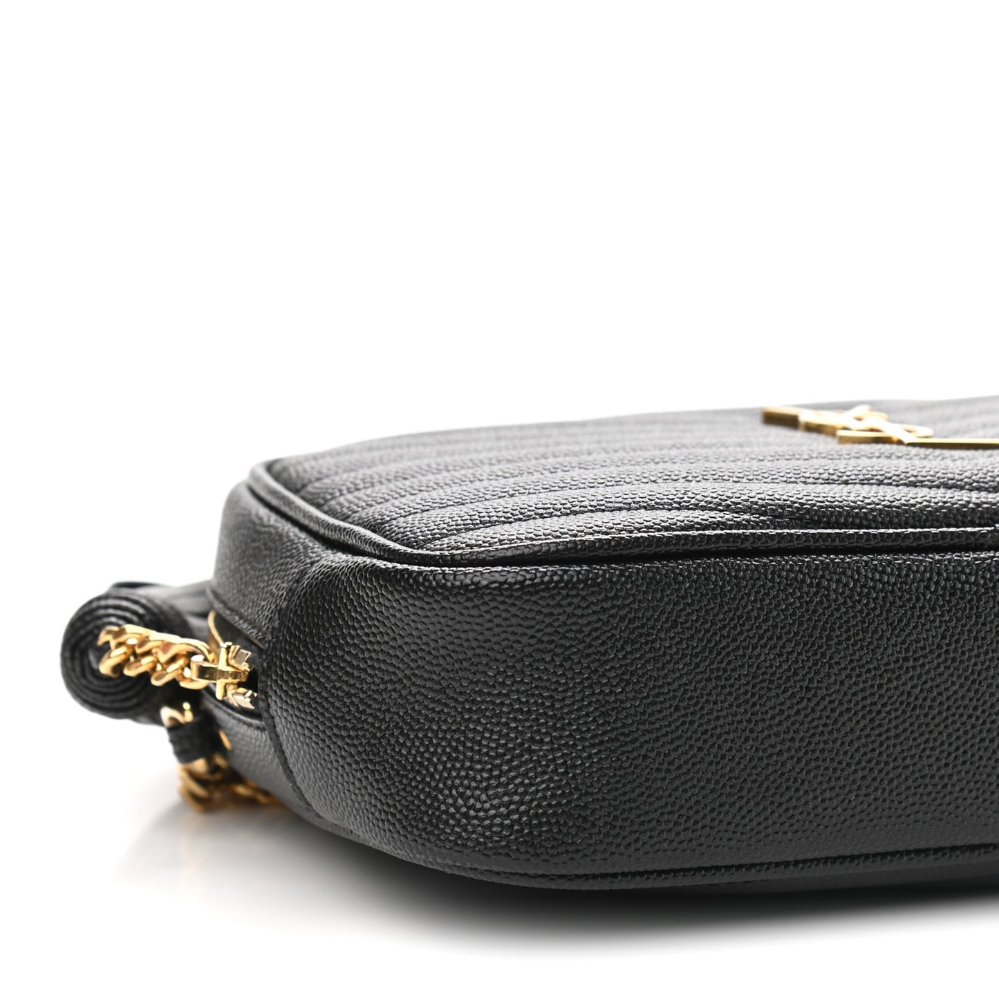 Grain De Poudre Matelasse Monogram Mini Lou Camera Bag Black