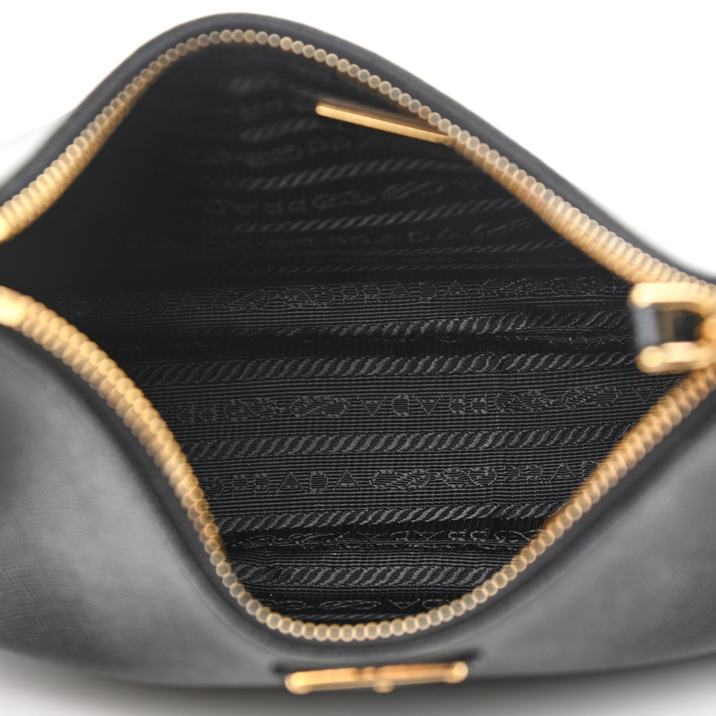 Saffiano Lux Re-Edition 2005 Shoulder Bag Black