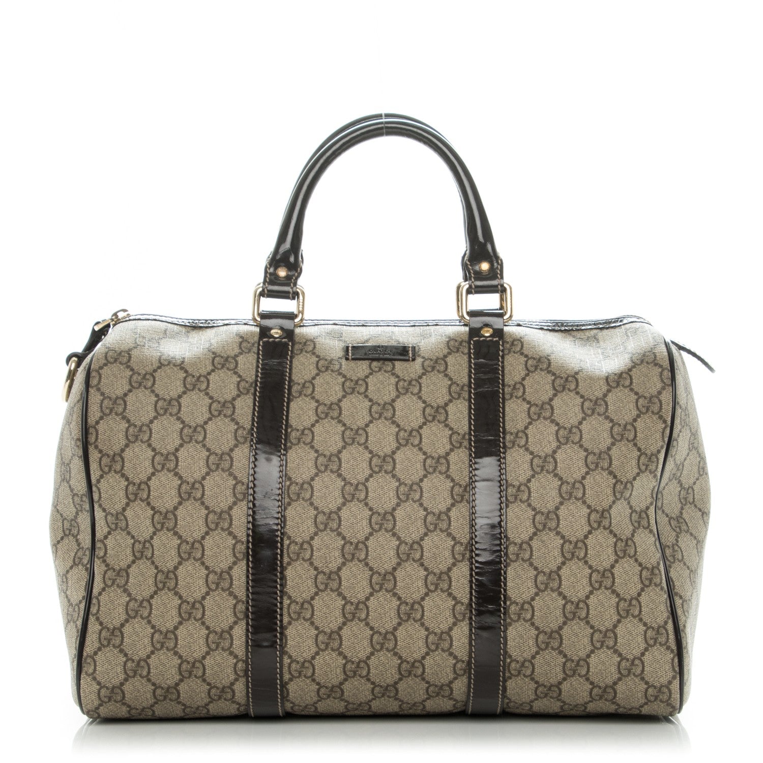 Gucci GG Plus Monogram Medium Joy Boston Dark Brown 1 of 8