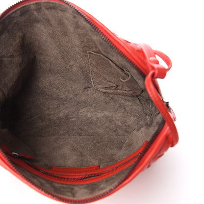 Bottega Veneta Nappa Intrecciato Nodini Crossbody Messenger New Red 4 of 9