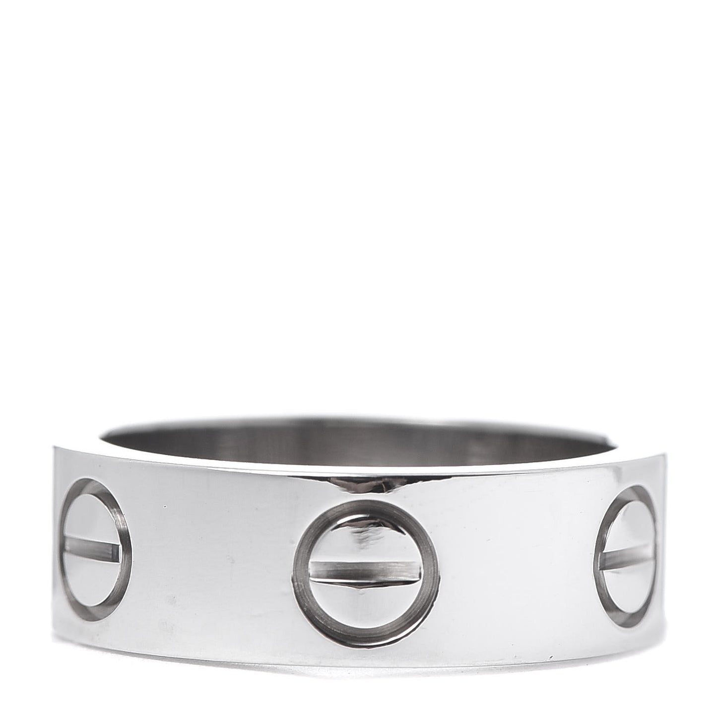 18K White Gold 5.5mm LOVE Ring 47 4