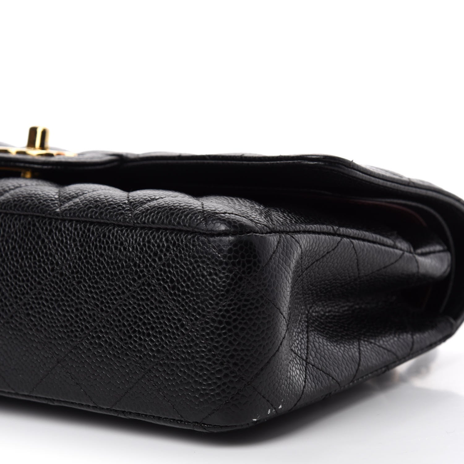Chanel Caviar Quilted Medium Double Flap Black 8 of 15