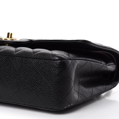 Chanel Caviar Quilted Medium Double Flap Black 8 of 15
