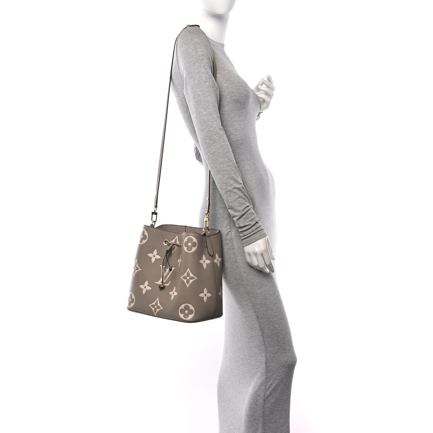 Empreinte Monogram Giant Neonoe MM Tourterelle Creme