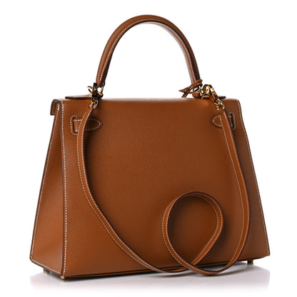 Hermes Epsom Kelly Sellier 28 Gold 3 of 12