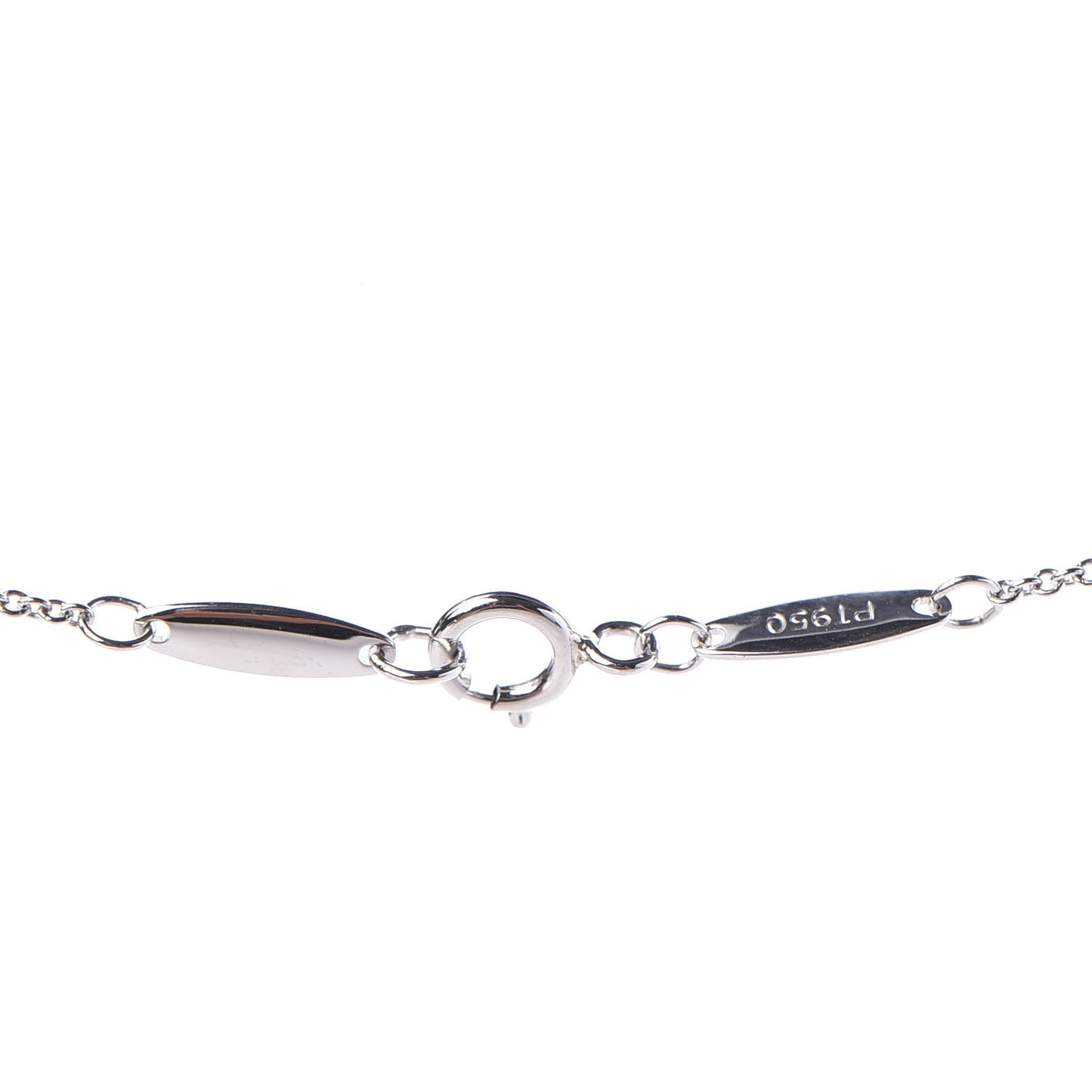 Platinum Diamond .08ct Elsa Peretti Diamonds by the Yard Pendant Necklace