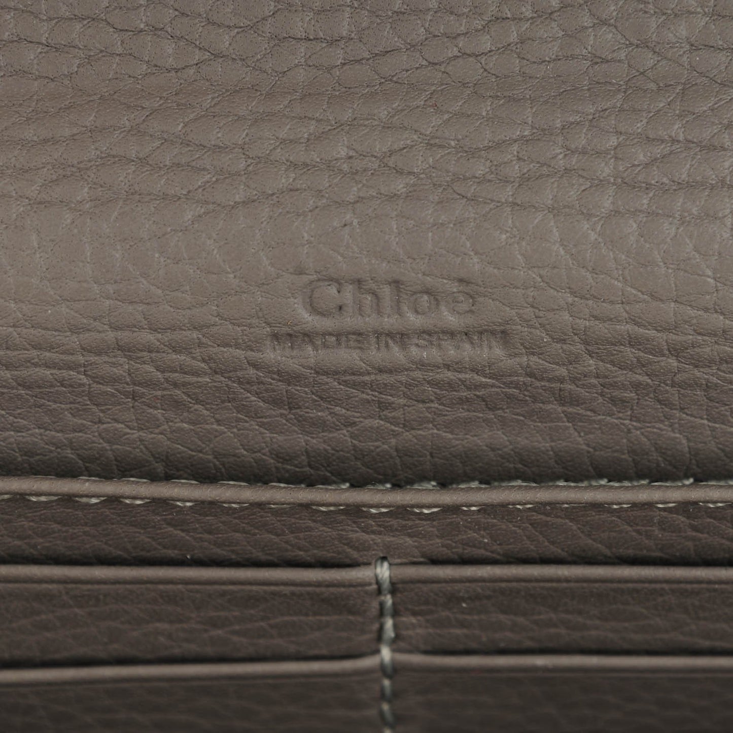 Calfskin Marcie Continental Flap Wallet Cashmere Grey