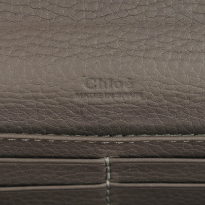 Chloe Calfskin Marcie Continental Flap Wallet Cashmere Grey 6 of 7
