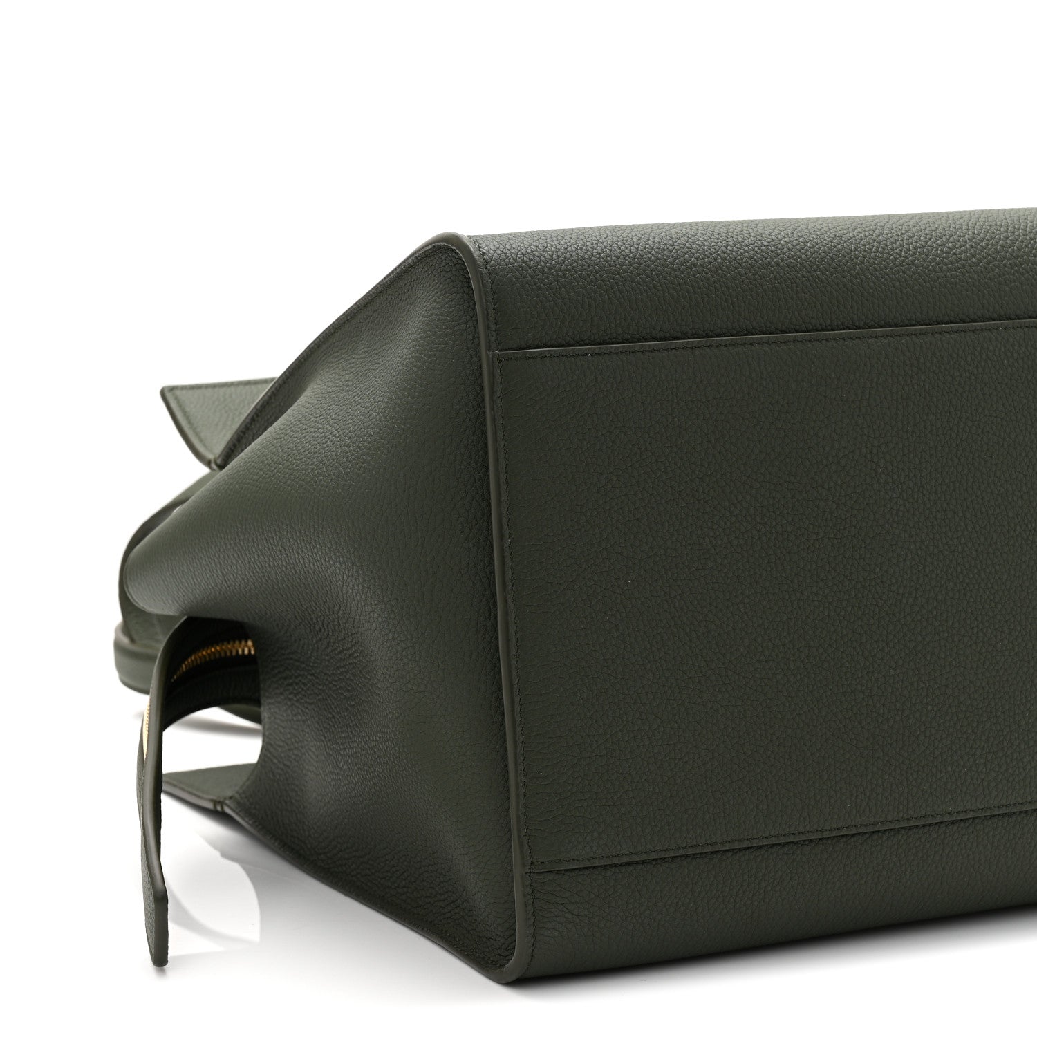 Khaite Pebbled Calfskin Crosby Tote Bottle Green 9 of 11