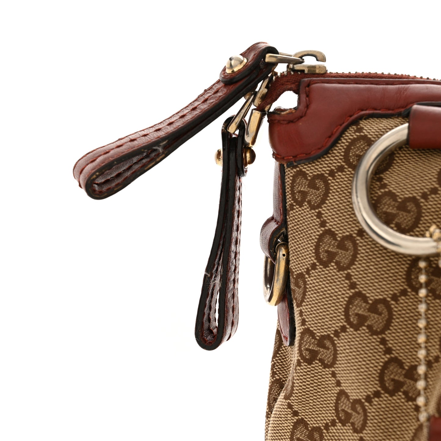 Monogram Medium Sukey Top Handle Dark Red