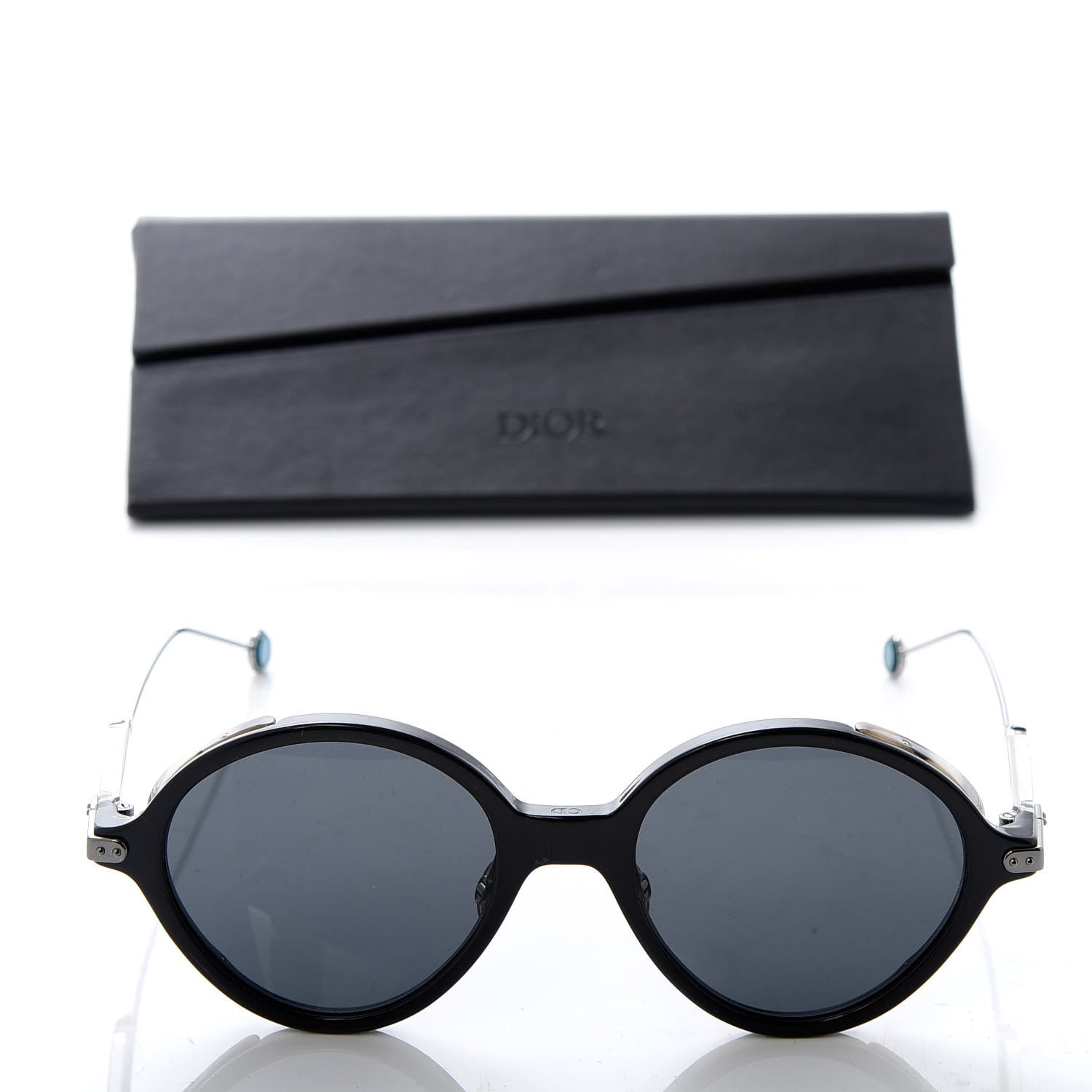 Christian Dior Acetate Umbrage Round Sunglasses Tortoise Black 7 of 7