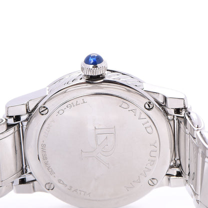 David Yurman Stainless Steel Diamond Mother of Pearl 34mm Classic Quartz Watch 7 of 11
