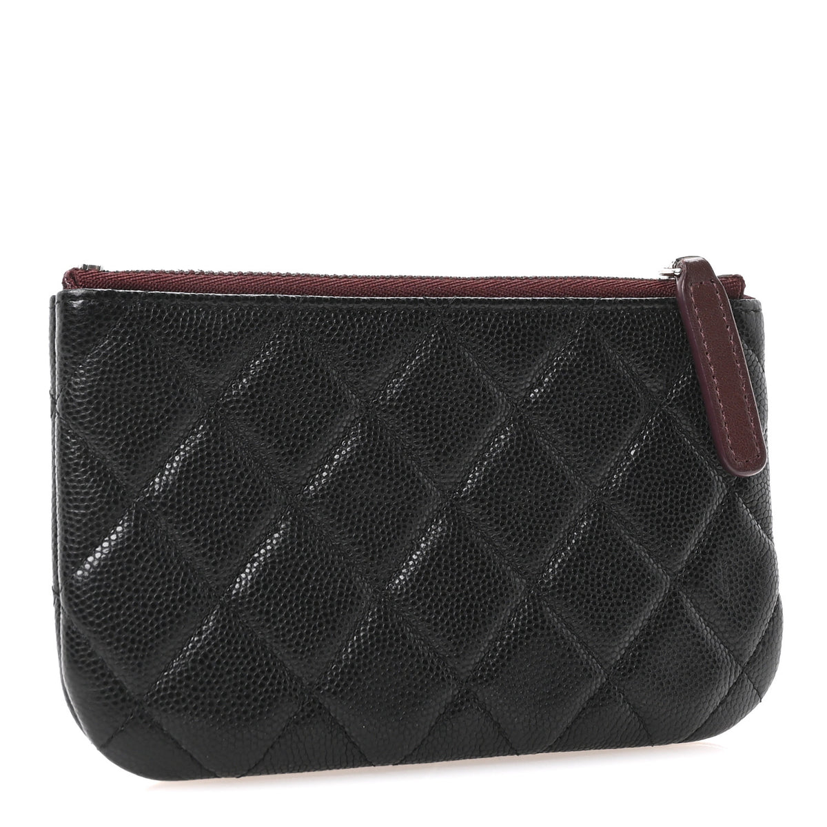 Chanel Caviar Quilted Small Cosmetic Case Black 3 of 11