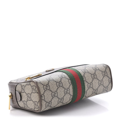 Gucci GG Supreme Monogram Web Small Ophidia Belt Bag 85 34 Dark Brown 4 of 10