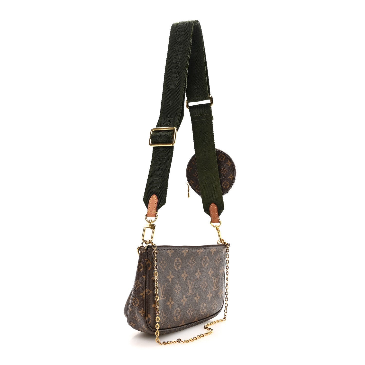 Louis Vuitton Monogram Multi Pochette Accessories Kaki 3 of 10