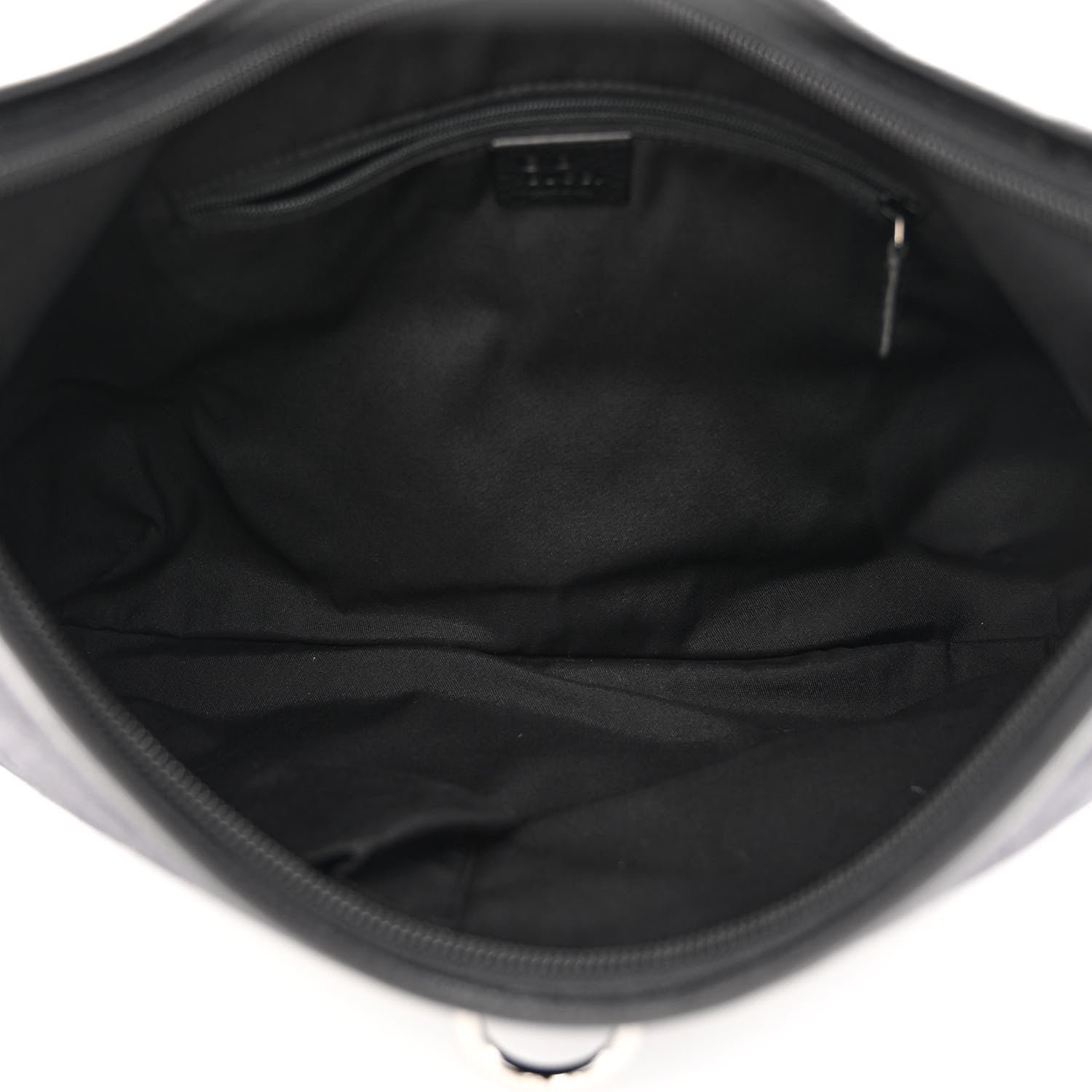 Gucci Denim Monogram Abbey D Ring Hobo Black 5 of 11