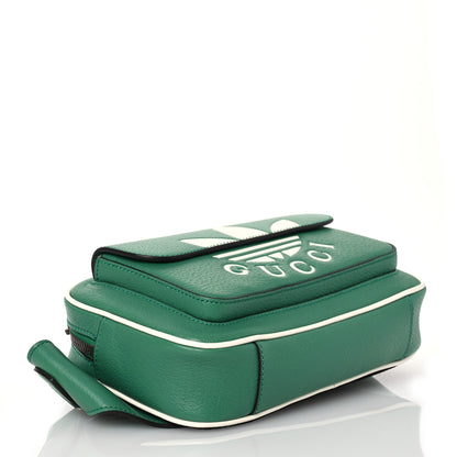 Gucci X ADIDAS Textured Dollar Calfskin Belt Bag Green 4 of 15