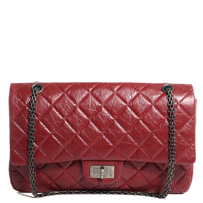 Chanel Aged Calfskin Quilted 2.55 Reissue 227 Flap Red 1 of 10