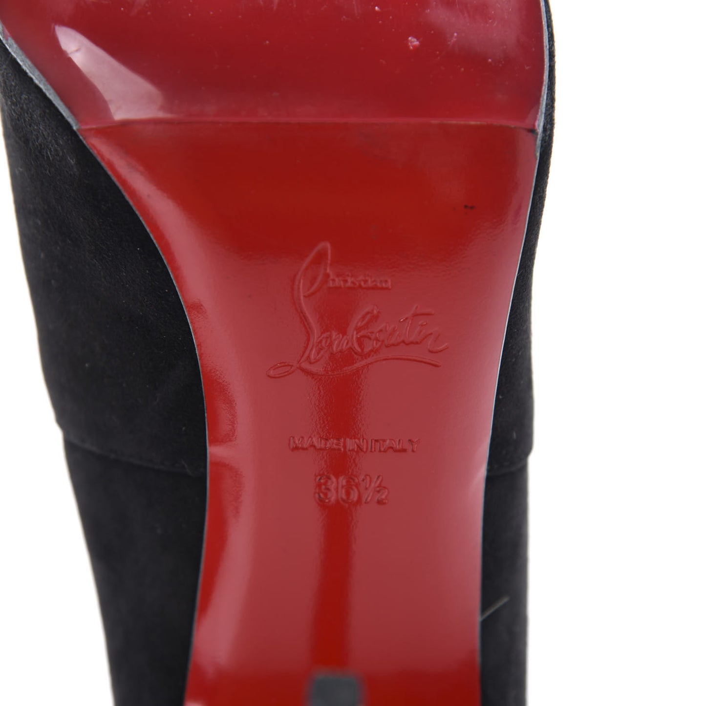 Veau Velours Canadada 100 Booties 36.5 Black