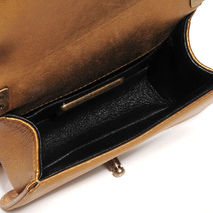 Chanel Galuchat Stingray Mini Boy Flap Gold 5 of 8