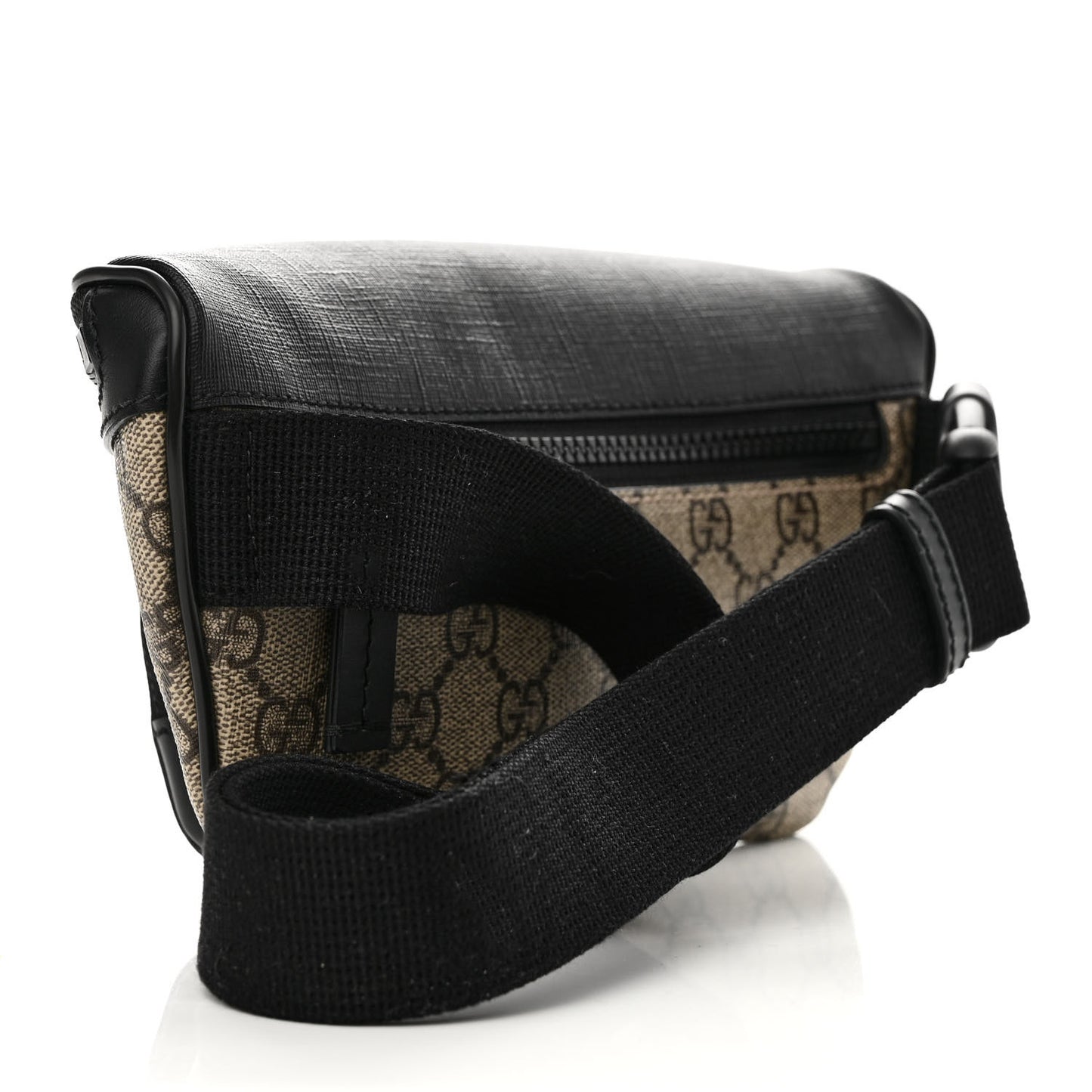 GG Supreme Monogram Belt Bag Black