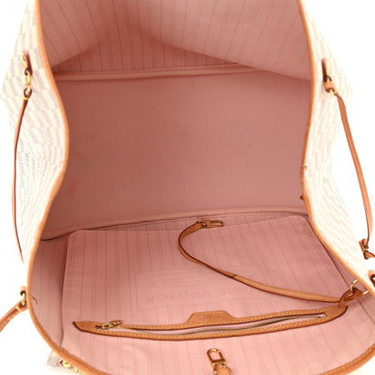 Louis Vuitton Damier Azur Neo Neverfull GM Rose Ballerine 6 of 11
