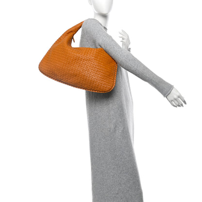 Bottega Veneta Nappa Intrecciato Medium Veneta Hobo Orange 2 of 13