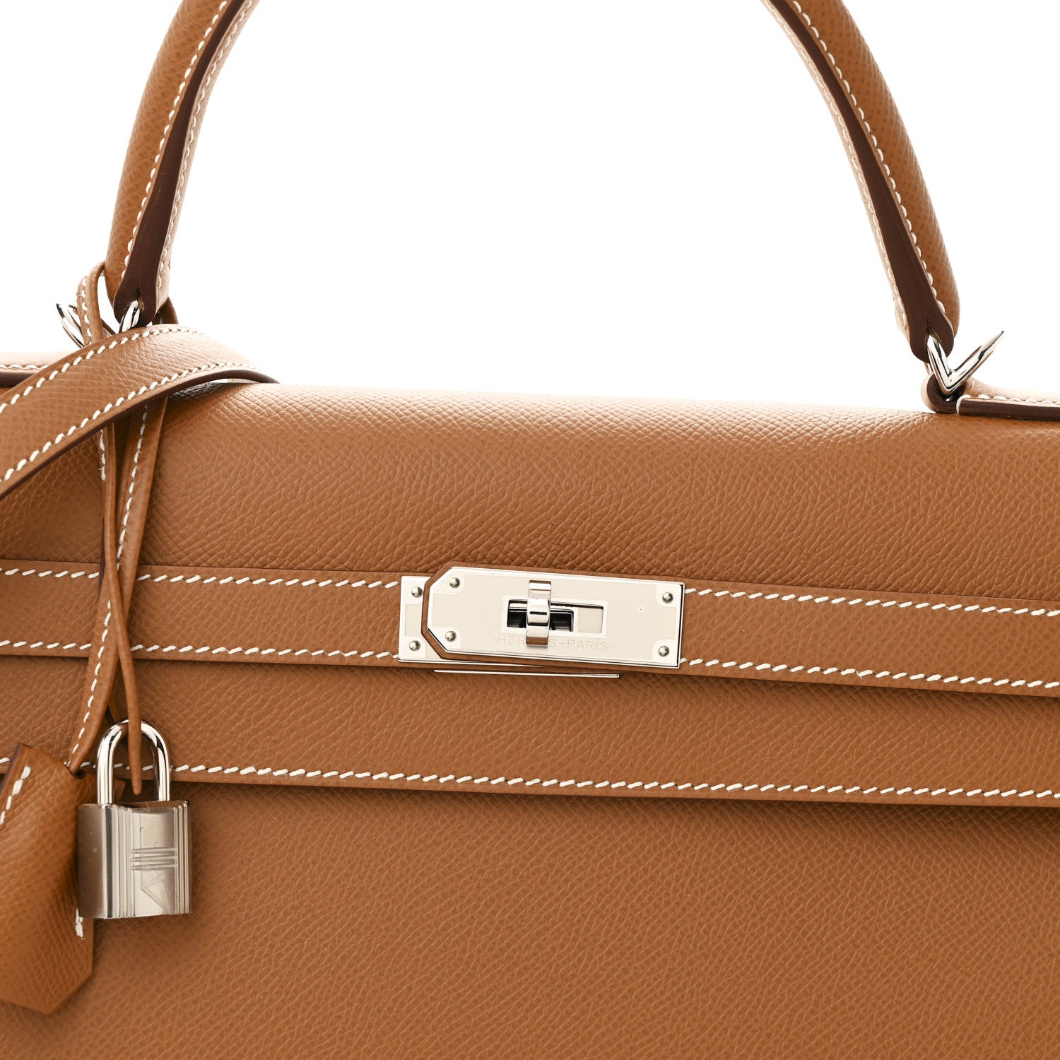 Hermes Epsom Kelly Sellier 35 Gold 8 of 12