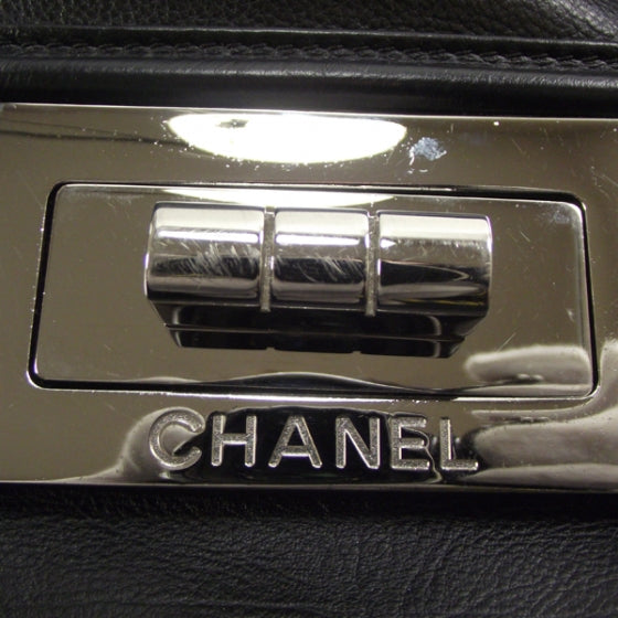 Chanel Leather Mademoiselle Lock Large Shopper Tote Black 12 of 12