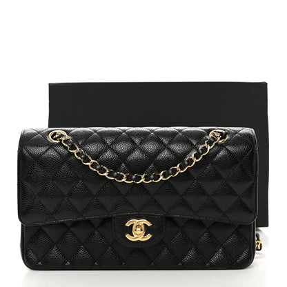 Chanel Caviar Quilted Medium Double Flap Black 11 of 11
