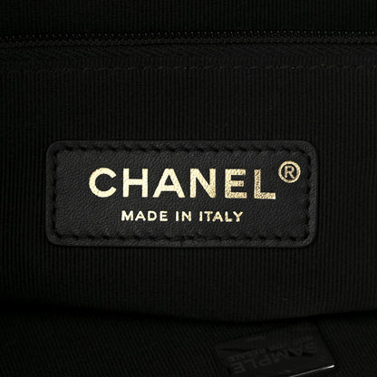 Chanel Calfskin Stitched Hobo Black 6 of 10