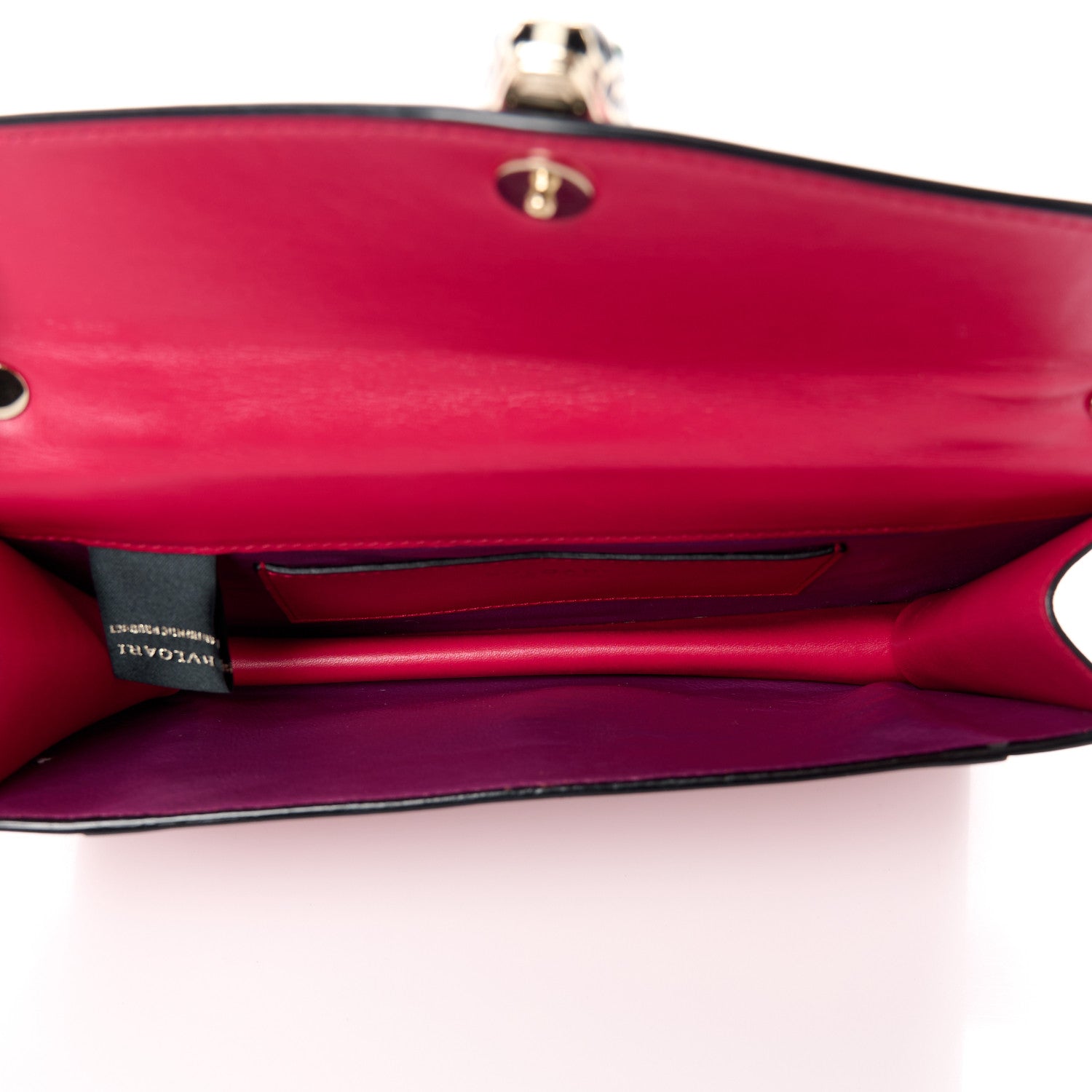 Bulgari Calfskin Serpenti Forever Shoulder Bag Pink 5 of 12