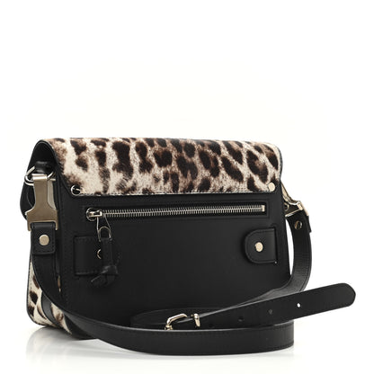 Proenza Schouler Calf Hair Leopard Print Mini PS11 Classic Shoulder Bag Black 2 of 9