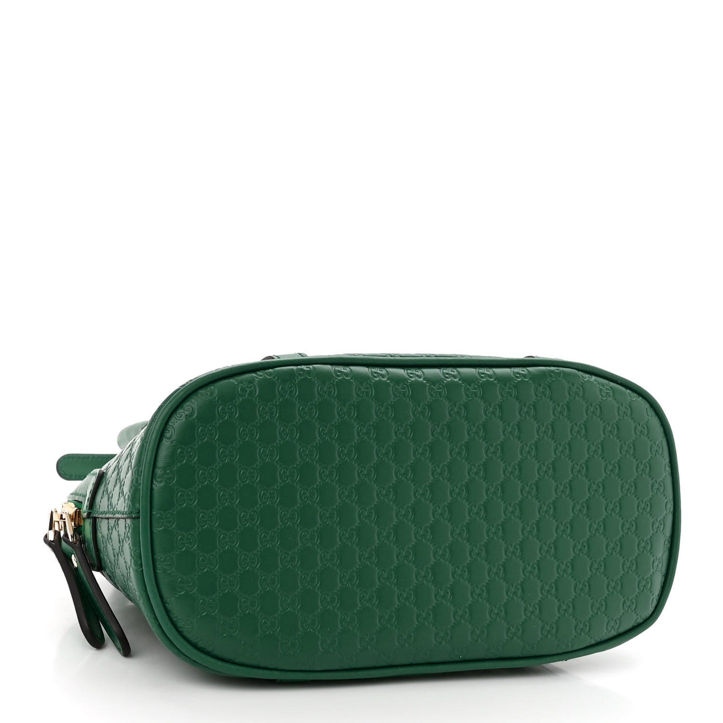 Soft Microguccissima Mini Dome Bag Emerald