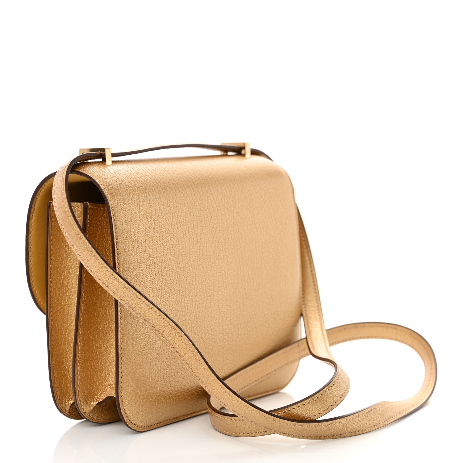 Hermes Metallic Chevre Chamkilight Constance 18 Doré 4 of 12
