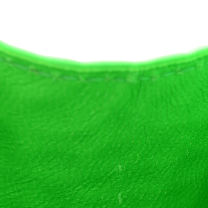 Balenciaga Shiny Calfskin Strass Crocodile Embossed Hourglass Top Handle Bag XS Fluo Green 12 of 14