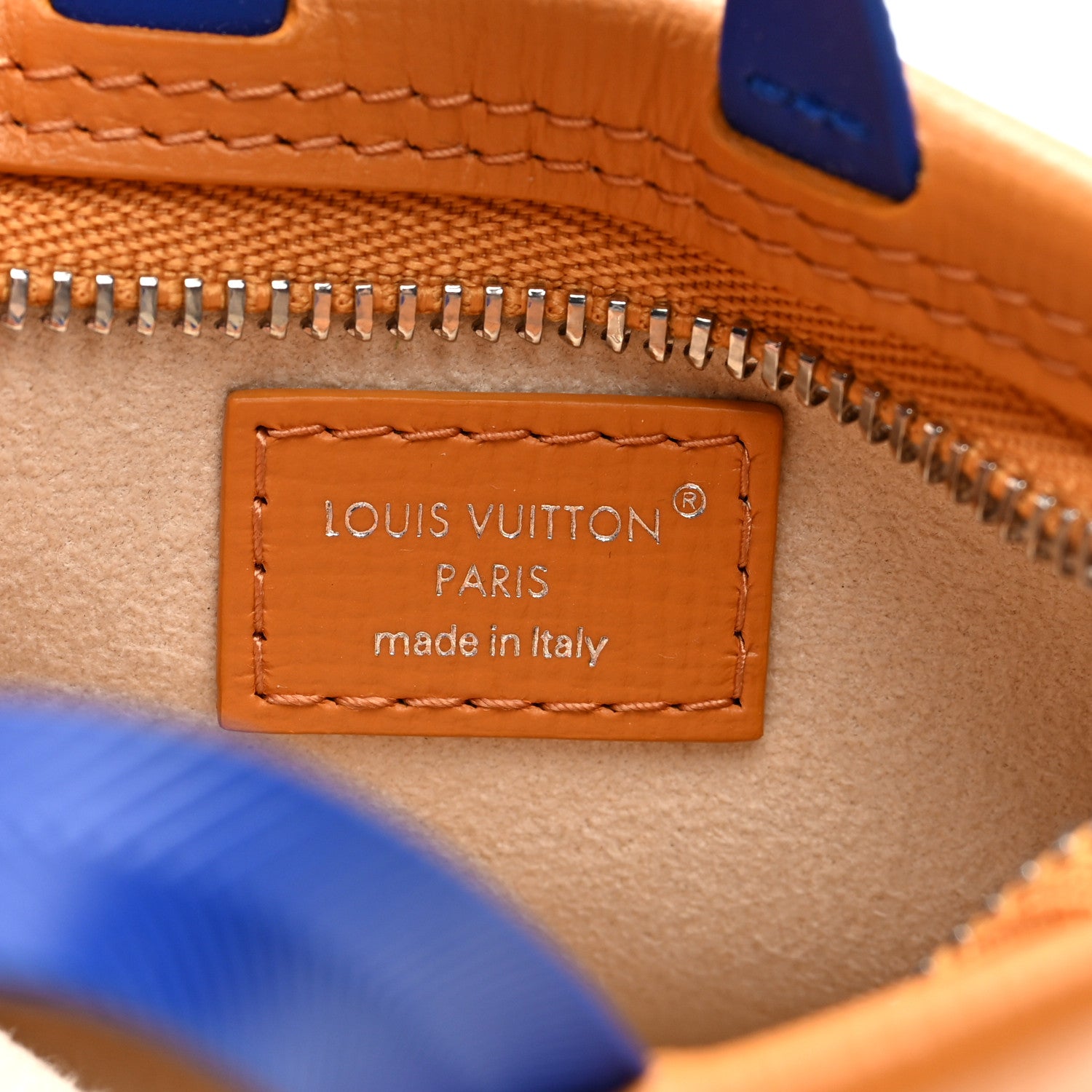 Louis Vuitton Cowhide LV Mini Shopper Bag Charm Safran 6 of 6