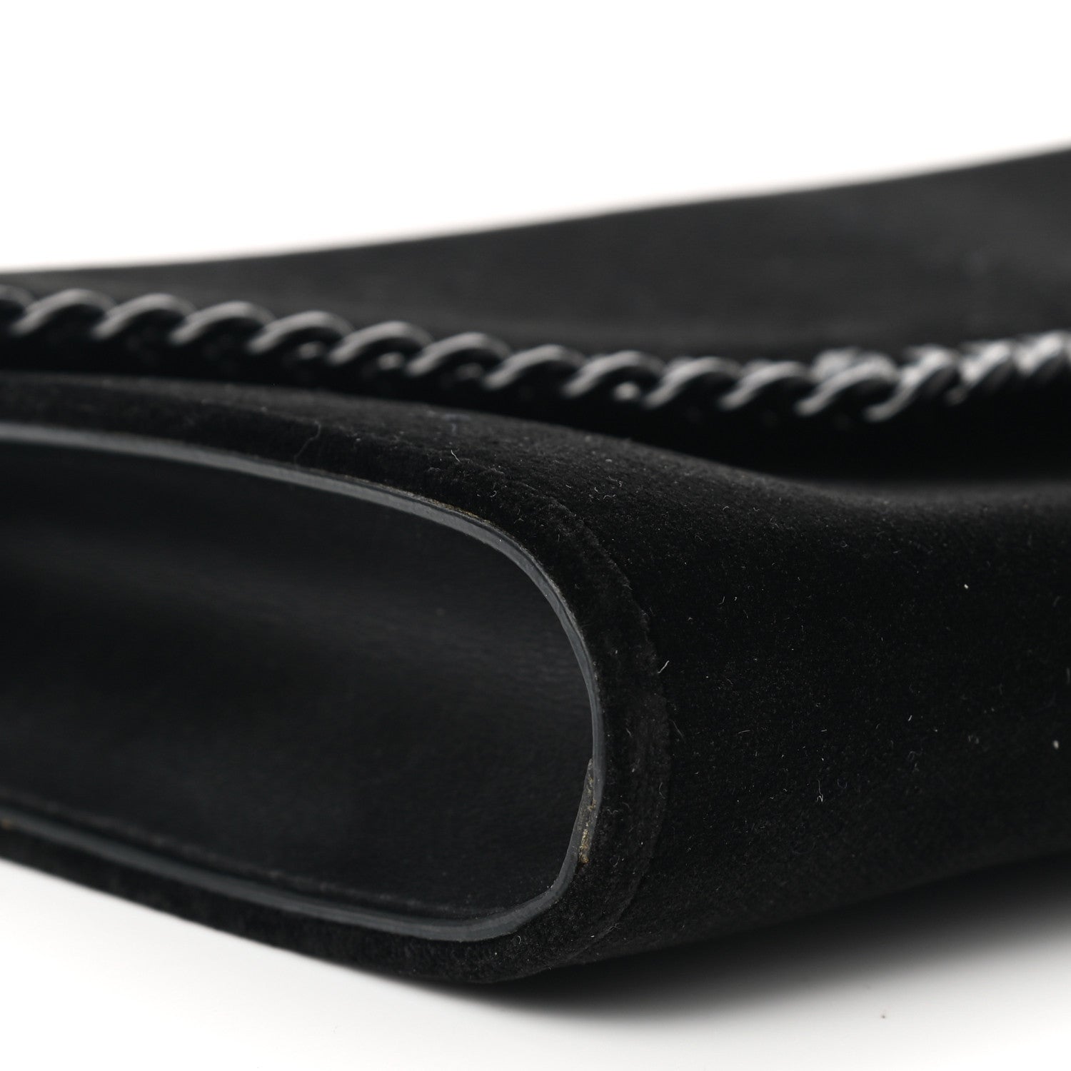 Stella McCartney Velvet Effect Falabella Shoulder Bag Black 8 of 10