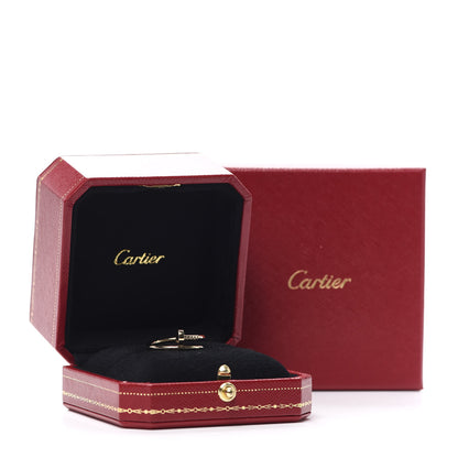 Cartier 18K Yellow Gold Small Juste Un Clou Ring 54 6.75 7 of 7