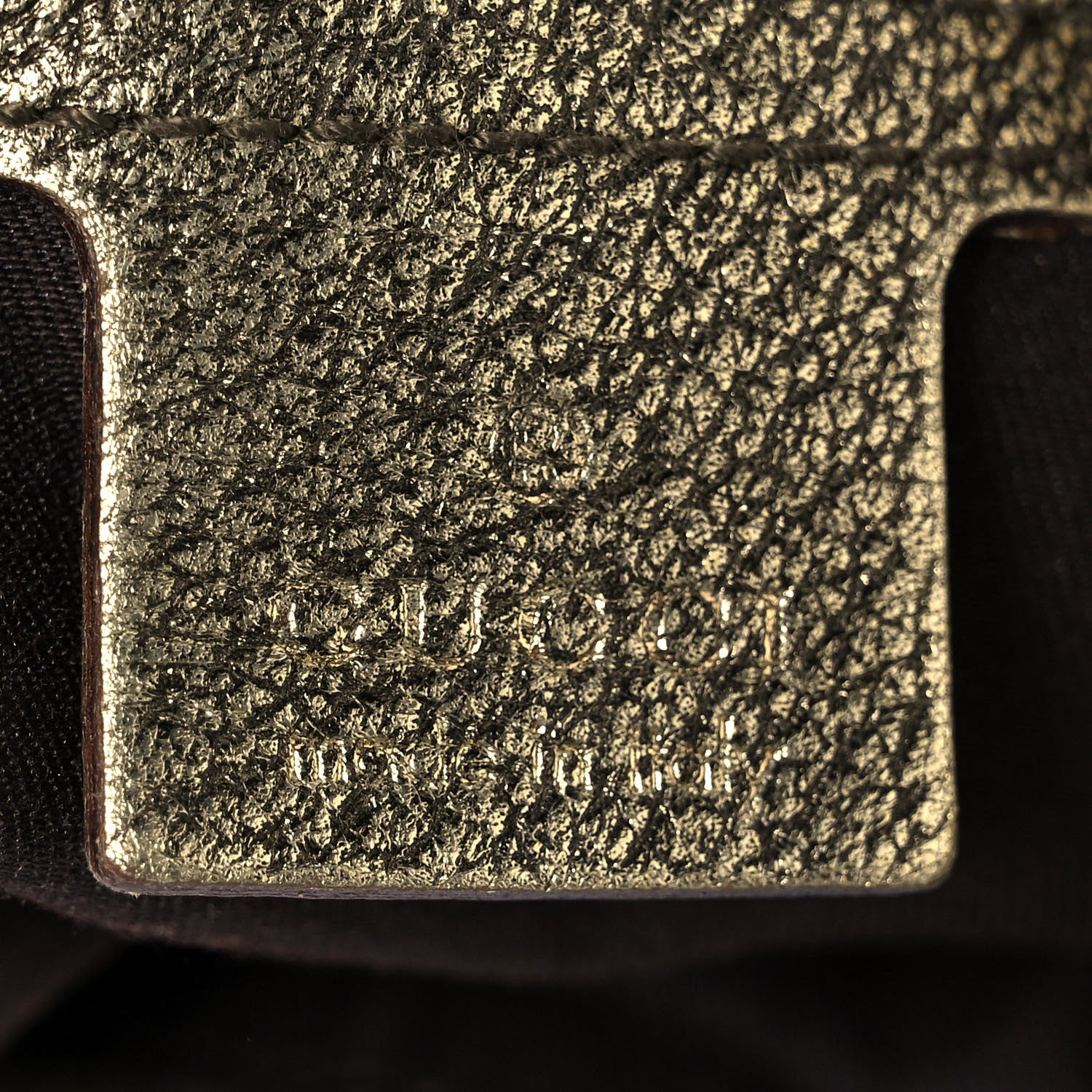 Gucci Metallic Monogram Horsebit Chain Hobo Gold 6 of 12