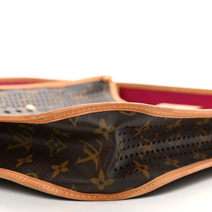 Louis Vuitton Monogram Perforated Musette Fuchsia 10 of 14