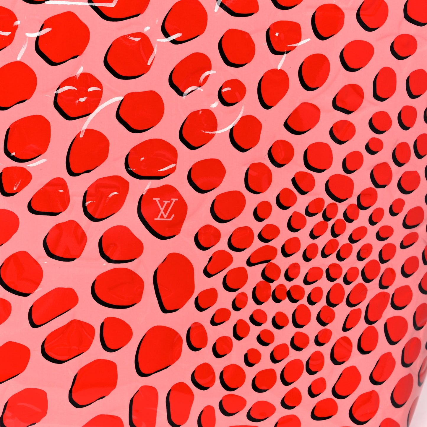 Vernis Jungle Dots Open Tote Sugar Pink Poppy