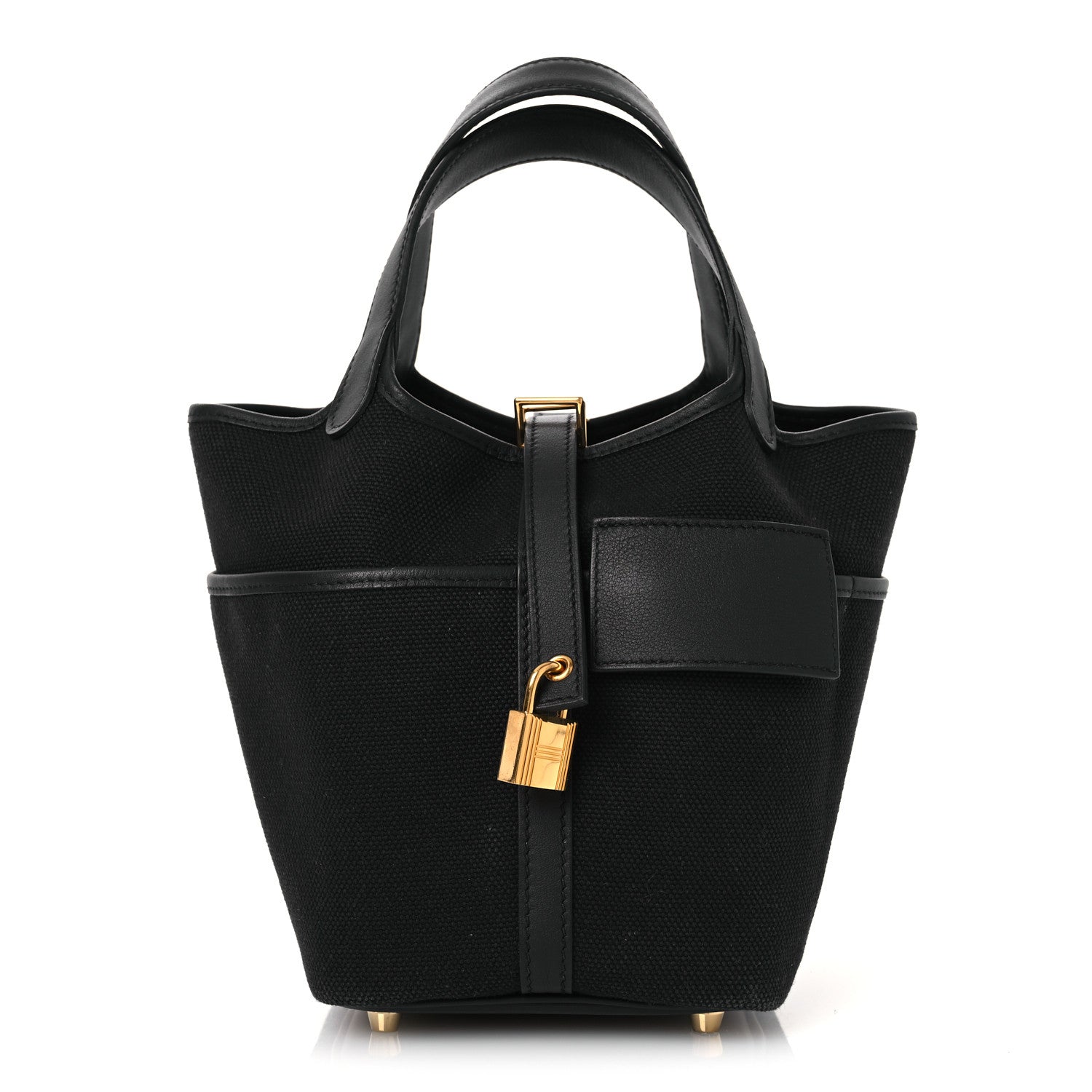 Hermes Toile Goeland Swift Cargo Picotin Lock 18 Bleu Marine 1 of 11