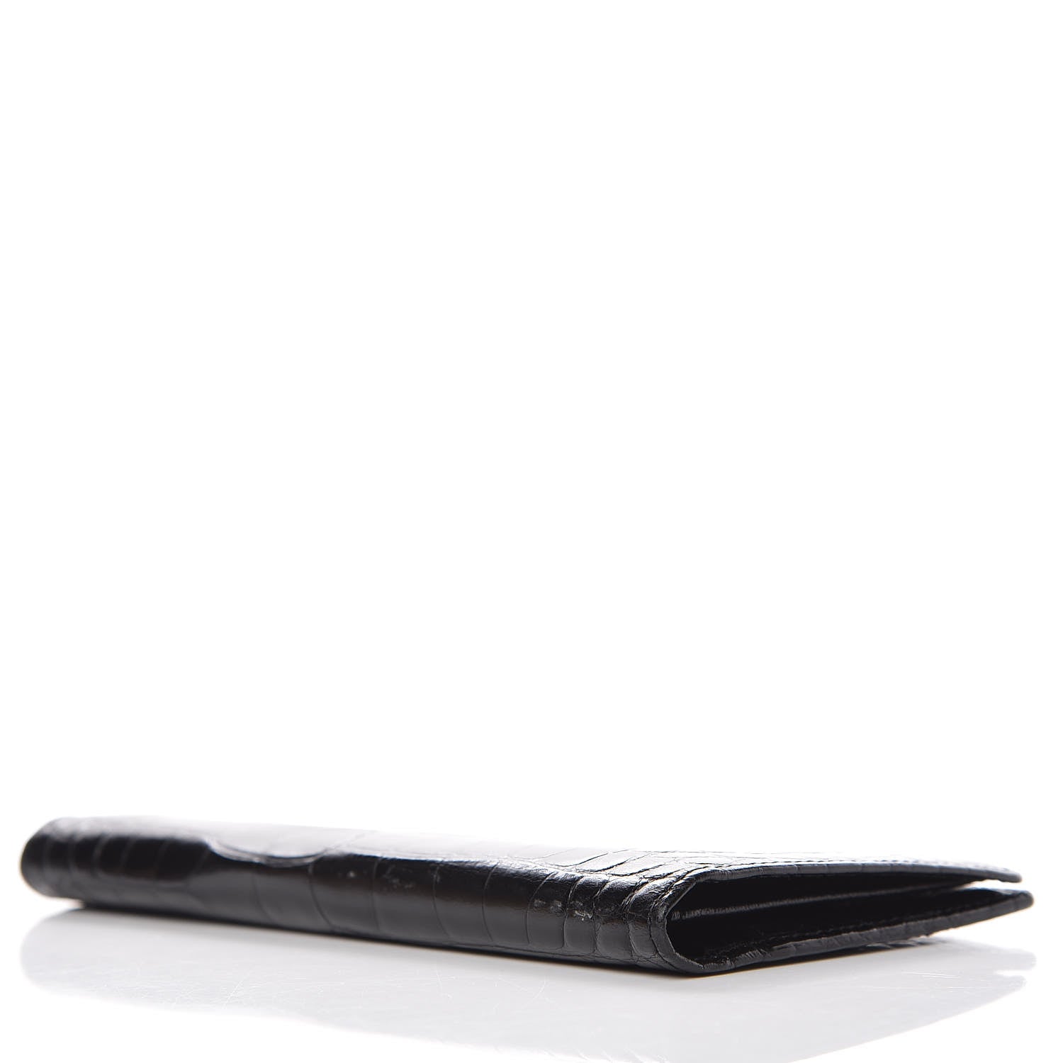 Louis Vuitton Crocodile Brazza Wallet Black 4 of 6