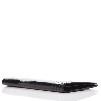 Louis Vuitton Crocodile Brazza Wallet Black 4 of 6