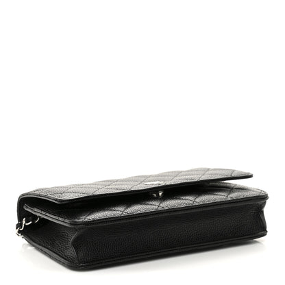 Chanel Caviar Quilted Wallet on Chain WOC Black 4 of 12