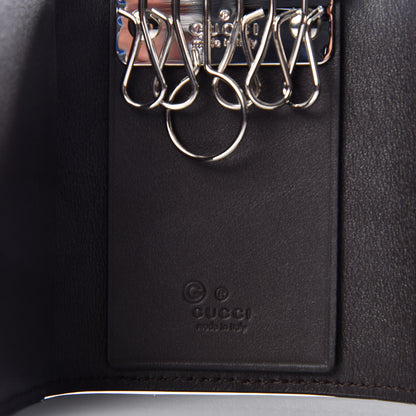 Gucci Microguccissima 6 Key Holder Case Black 7 of 8