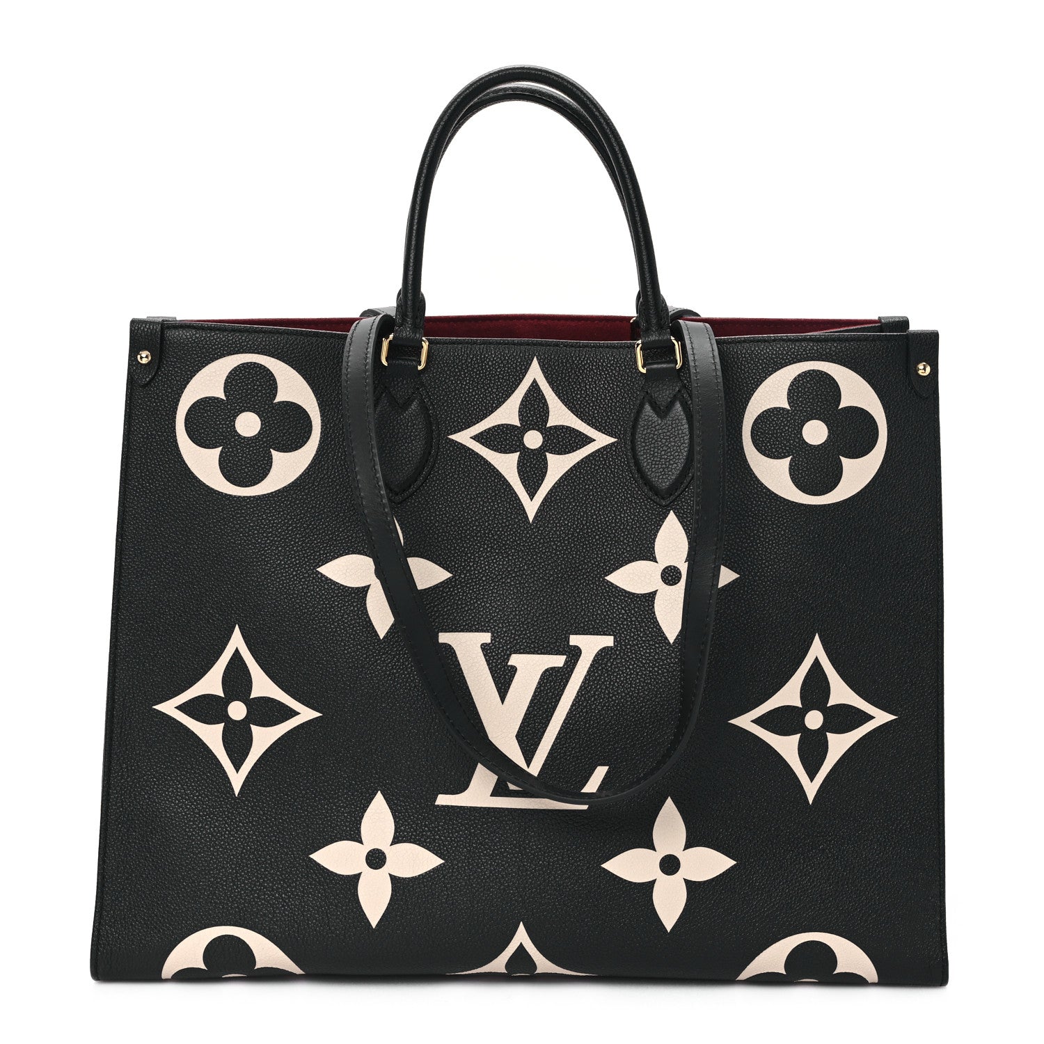 Louis Vuitton Empreinte Monogram Giant Onthego GM Black Beige 1 of 9